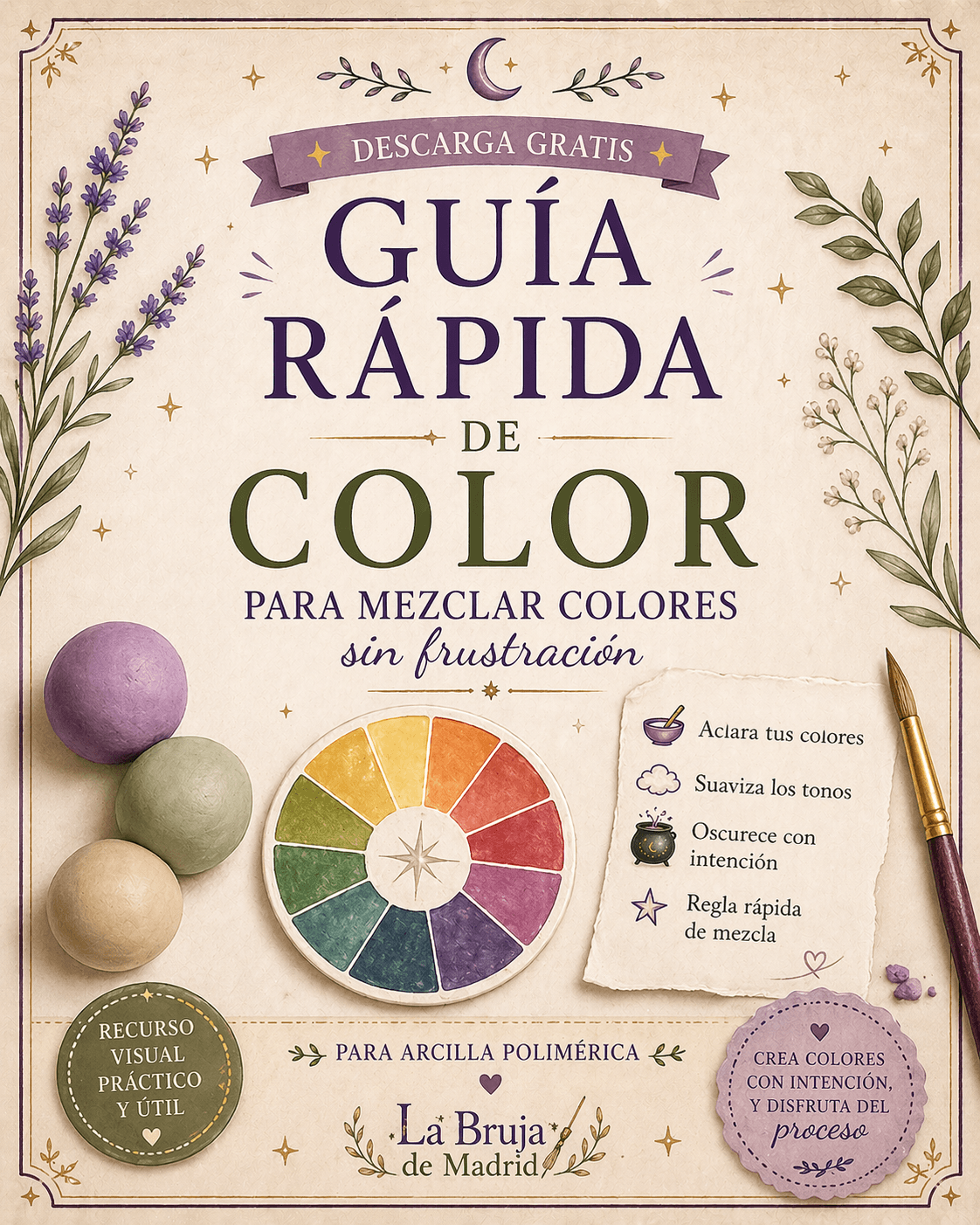 mezclar colores en arcilla polimérica guía rápida