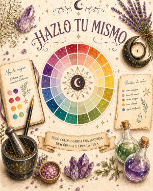 Mezclar colores en arcilla polimérica con rueda cromática y guía práctica