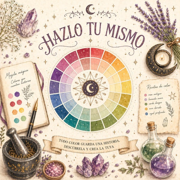 Rueda de color para mezclar colores en arcilla polimérica con estilo mágico
